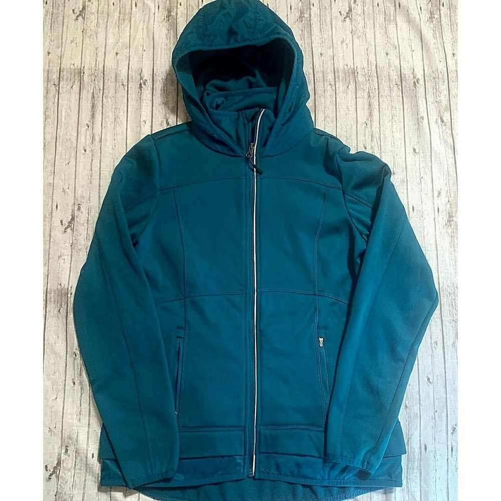 Champion Women's Duo Dry Venture Warm Blue Full Zip Jacket Size Small S